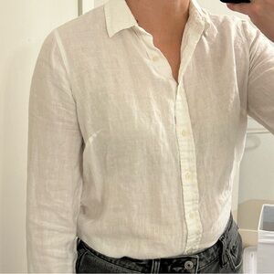 Jcrew linen button down in 6Tall